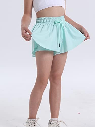 מכנסיים קצרים זורמים לנערות נערות חדר כושר אתלטי מפעיל מכנסיים קצרים