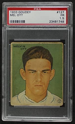 1933 Goudey 127 Mel Ott New York Giants PSA PSA 1.50 ענקים