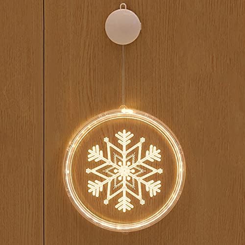 חג המולד תלת מימד אורות תלייה אורות קישוט דיסק אורות LED אורות חדר עיצוב הבית