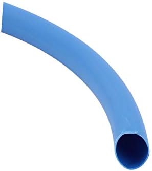 X-deree 9.5 ממ קיר כפול קיר 3: 1 דבק מרופד חום אטום למים צינור מכווץ 1 מ 'כחול (tubi termorestringenti impermeabili