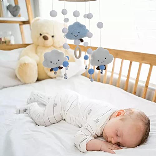 תינוק נייד תליית מיטת פעמון תינוקות תינוק רוח פעמון ילדים חדר ענן נייד רוח פעמון עבור תינוק מיטת