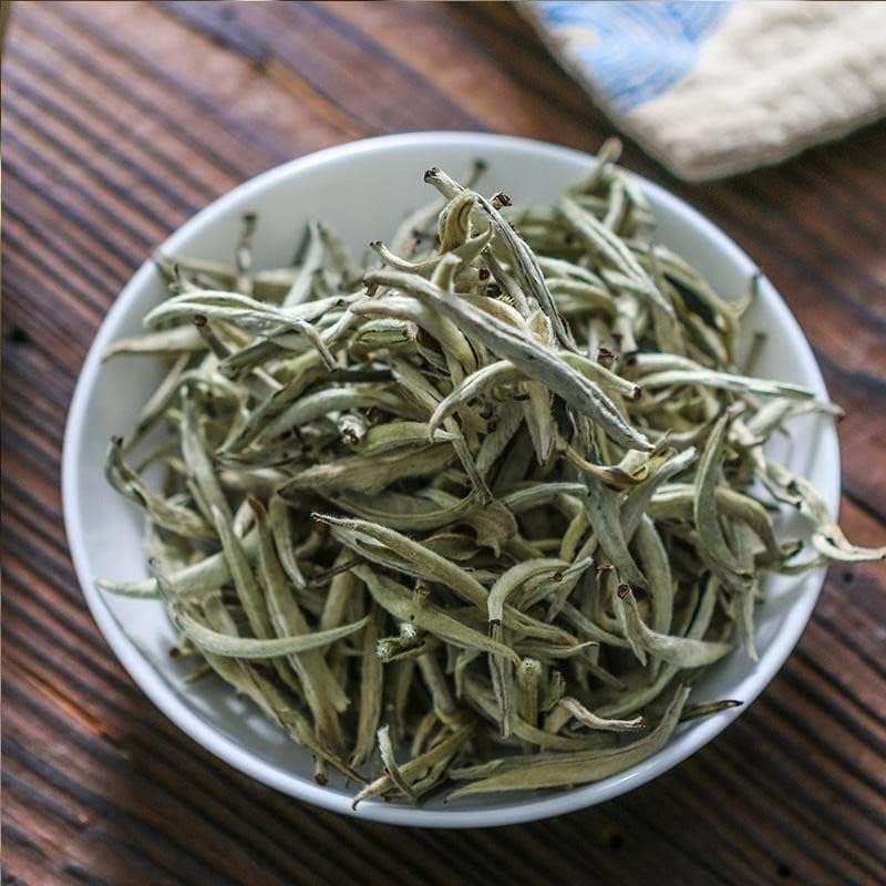 סין ירוק אורגני אורגני לבן מחט מחט ללא קומקום AAA סיני Baihao Yinzhen תה לבן לא סיר תה