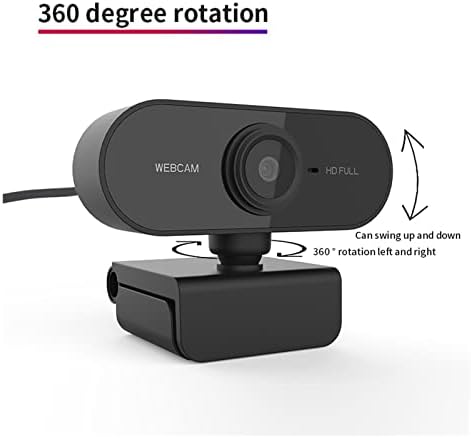 MSAFGY Bluetooth WebCam HD 1080P WebCam Mini מחשב מחשב מחשב מצלמת רשת עם מצלמות סיבוב מיקרופון עבור