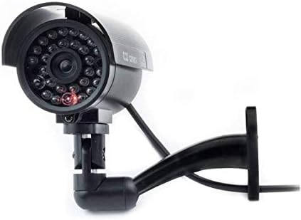 Digicharge Dummy CCTV מצלמה חיצונית מקורה מזויף מזויף מדומה לחיקוי אבטחה חיקוי אבטחה מצלמת מצלמה מהבהבת