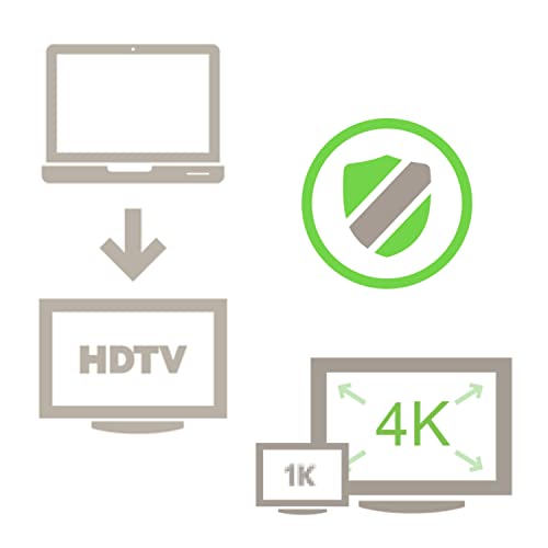 Belkin 4K מיני DP לכבל HDMI עבור MacBook Air/Pro, Surface Pro/Dock, Monitor, מקרן, עוד