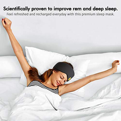 קוף שינה מסכת שינה יוקרתית -מסכת שינה עטורת פרסים לשינה הטובה ביותר בלילה + תקעי אוזניים בחינם