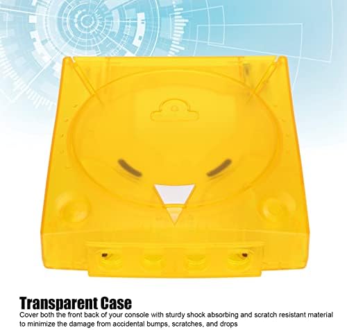 SEGA DREAMCAST DC CASE פלסטיק שקוף נגד ספיגת זעזוע אנטי-סקרט.