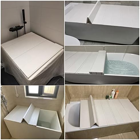 אמבטיה מתקפלת מכסה אמבטיה אמבטיה 1.2 סמ עובי PVC כיסוי בידוד של לוח אבק אנטי-אבק, מכסה אמבטיה