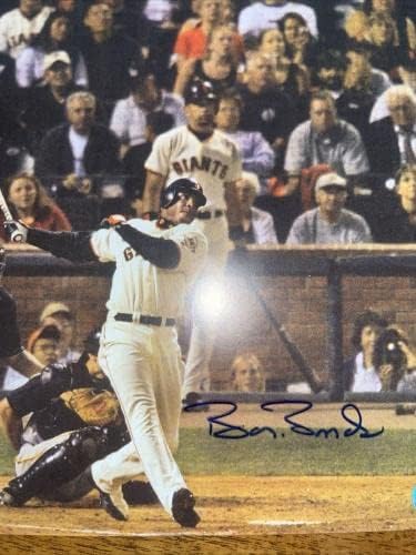 בארי בונדס חתימה חתימה על 8 x 10 תמונות תמונות תמונות הולוגרמה - תמונות MLB עם חתימה