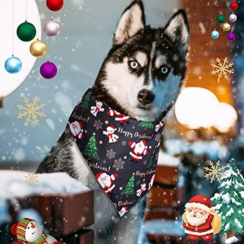 9 חתיכות חגים כלב בנדנות חג המולד הודיה חיות מחמד בנדנות מתכוונן כלב מטפחת גור צעיף רחיץ עבור קטן בינוני