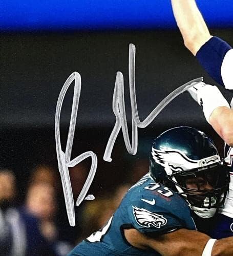 ברנדון גרהאם חתם 8x10 פילדלפיה איגלס צילום JSA ITP - תמונות NFL עם חתימה