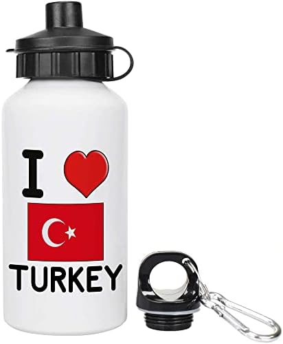 Azeeda 400ml 'אני אוהב טורקיה' ילדים לשימוש חוזר בקבוק מים / שתייה