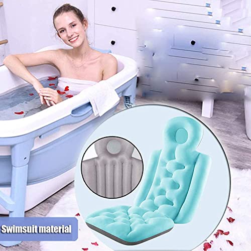 כרית אמבטיה גוף מלאה כרית ייבוש עבה כרית ספא ​​לאמבט אמבטיה עם כרית שכבות רשת תלת מימדיות נושמות לנשים