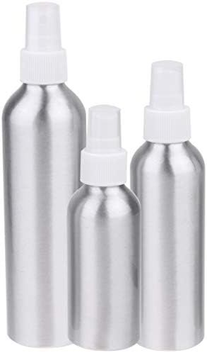 ALREMO XINGHUANG - 3 יחידות ריסוס ערפל בקבוקי מתכת איפור ריק מכולות מכולות ריסוס בקבוק נוזלים