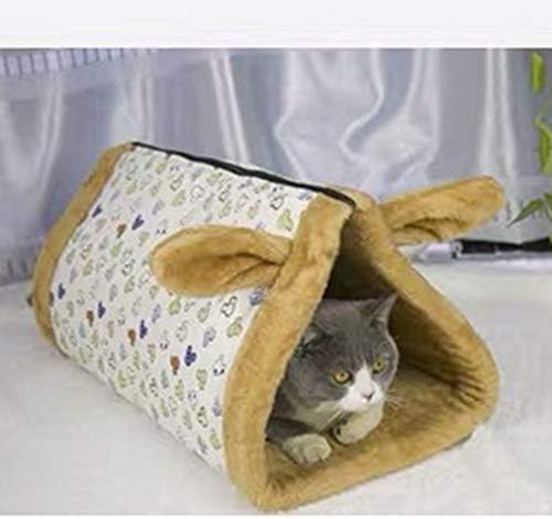 מיטות לחיות מחמד חתול קן ארבע עונות אוניברסלי חמוד יצירתי חצי סגור חתול בית חתול מחצלת שינה לחיות