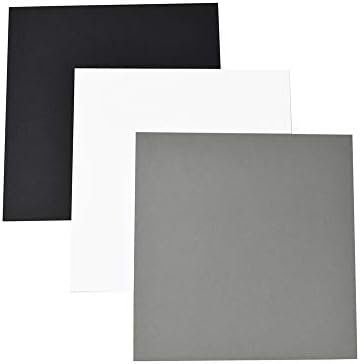 כרית קרטון שיק שחור לבן שיק, 6 אינץ ', 24 חלקים
