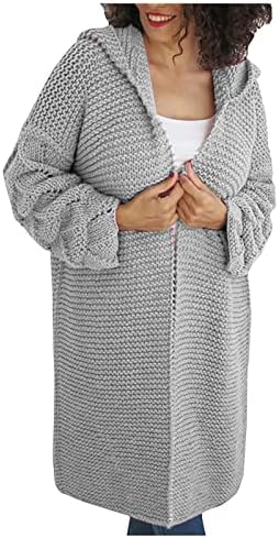 ז'קט פליס לנשים עם סוודר אישיות ארוך -סוודר קרדיגן קרדיגן עם שמלת פלנל ז'קט של מכסה המנוע