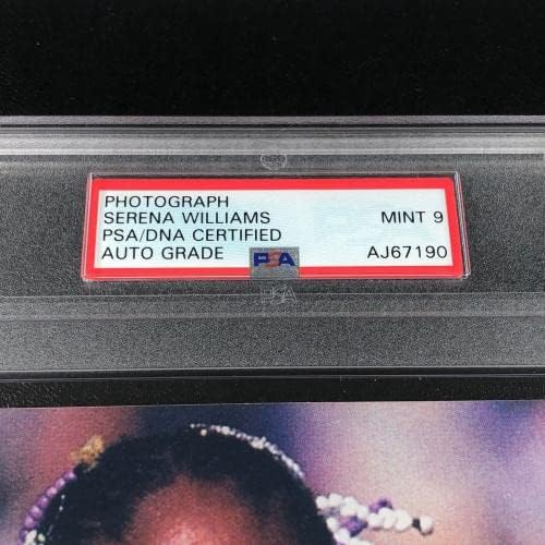 סרינה וויליאמס חתמה על 8x10 צילום PSA מכוסה כיתה 9 טניס מנטה - תמונות טניס עם חתימה