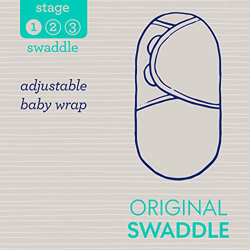 Swaddleme Swaddle מקורי-גודל קטן/בינוני, 0-3 חודשים, 2 חבילה