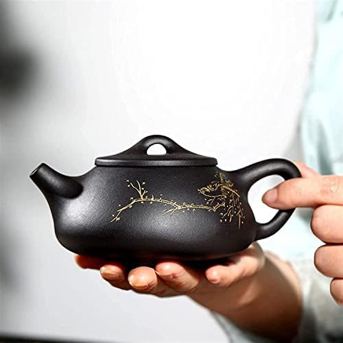 קומקום קומקום מודרני 230 מל חרס סגול קומקום מאסטר סיר תה בעבודת יד Zisha Tea Set Teapots