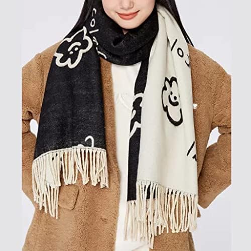 Seasd bufanda femenina otoño e invierno damas chal doble cara פשוט engrosamiento cálida bufanda