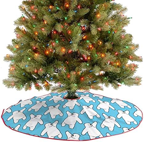 דפוס קוטב דפוס עץ חג המולד חצאית וינטג 'קישוטי חג המולד קישוטי חג המולד למסיבת השנה החדשה לחג
