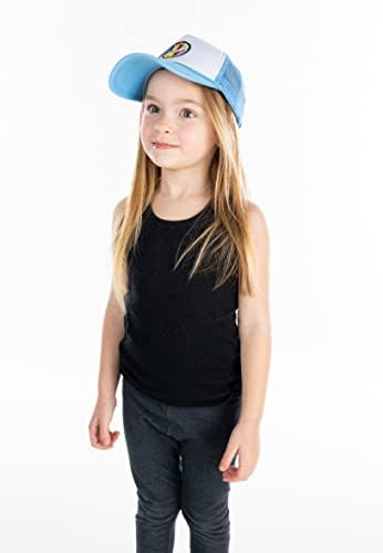 פאנקי ג ' אנק ילדים נהג משאית כובע יוניסקס ילד מתכוונן כובע קיץ רשת מוצק ריק ראש גבוהה כתר סנאפבק בציר