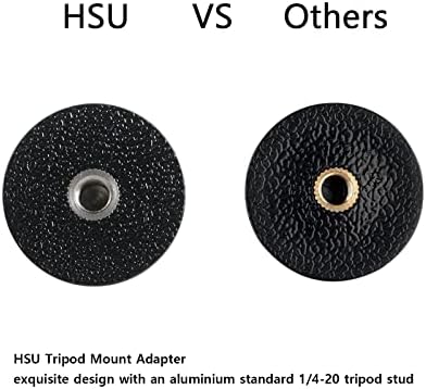 HSU זהה כיוון ישר מפרקים הרכבה וחצובה/מונופוד הר עבור GoPro Hero 11 10 9 8 7 6 5 4 3 3+ 2 1, Akaso Campark ופעולה