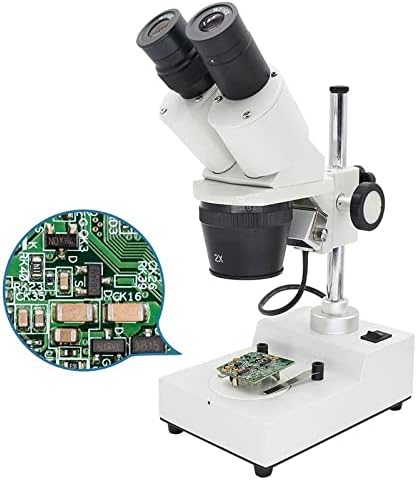 אביזרי מיקרוסקופ 20 30 40 מיקרוסקופ סטריאו משקפת מיקרוסקופ סטריאו תעשייתי למעלה הוביל תאורה מתכלה מעבדה