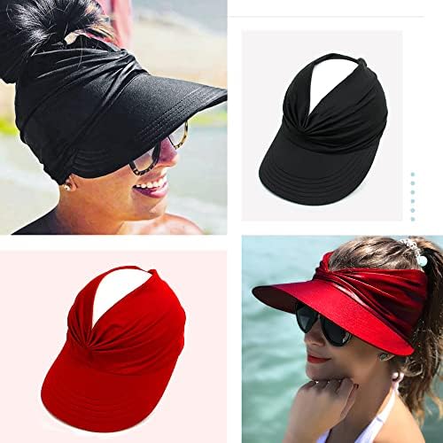 נשים אלסטיות upf 50+ הגנה על UV רחבה שחת חוף סאן מגן קוקו כובע קיץ