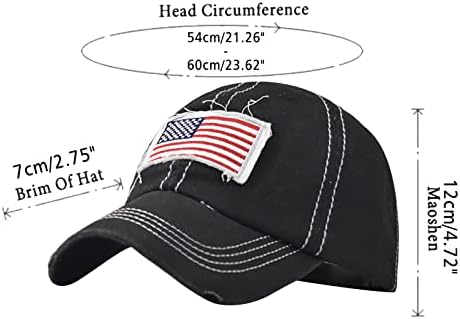 יוניסקס כובע בייסבול אופנה דגל אמריקאי כובע שמש נושם נושם יוניסקס Snapback כובע ספורט חיצוני