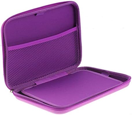 Navitech Purple Premium Travel Hard Carry Caper שרוול תואם ליומן Vtech Secret Safe Visual