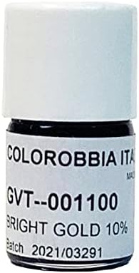 Colorobbia® נוזלי זהב בהיר מגרד לקרמיקה עם כבשן