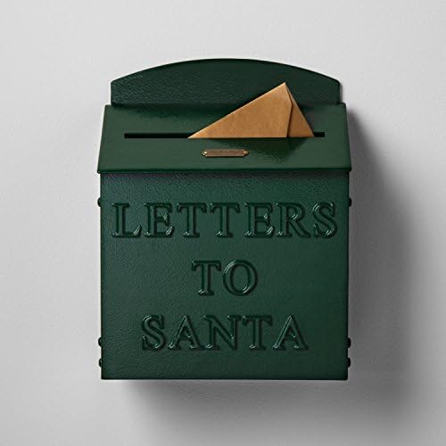 אח ויד עם מכתבי תיבת דואר מגנוליה לעיצוב בית חג המולד של סנטה גרין