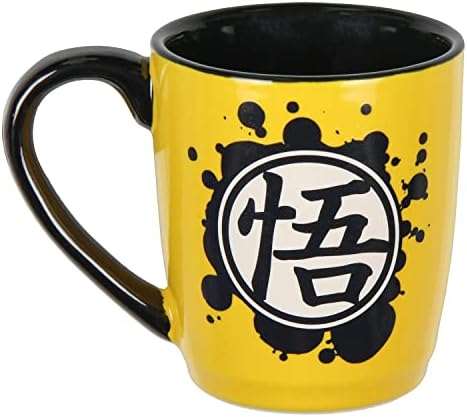 דרקון כדור זי אנימה מנגה גוקו תה קפה ספל 14 עוז כוס עם מכסה רכבת