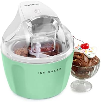 גלידה חשמלית נוסטלגיה, 1.5 ליטר, מכונת הגשה רכה ליוגורט קפוא, יצרנית ג'לטו וסורבה, ג'יידייט