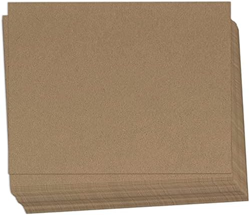 נייר קרטסטוק בצבע חום חום המילקו - משקל כבד של 5 x 7 משקל כבד 80 קילוגרם ציר כרטיס - 100 חבילה