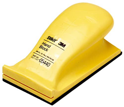 קוביטרון 3 מ 'סטיקיט בלוק יד - בלוק מלטש יד - צפיפות קשה - לגיליונות מלטש מגובים דבק - בלוק מלטש צהוב