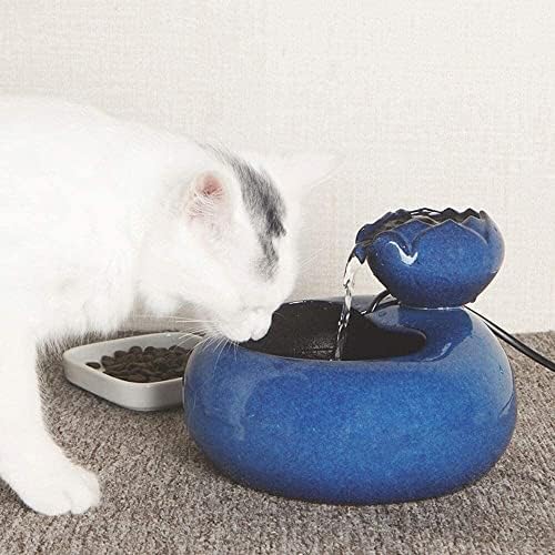 מתקן מים לחיות מחמד מזרקת מים לחתולים עם פילטר, מזרקת שתיית חיות מחמד לחתולים וכלבים - מתקן מים