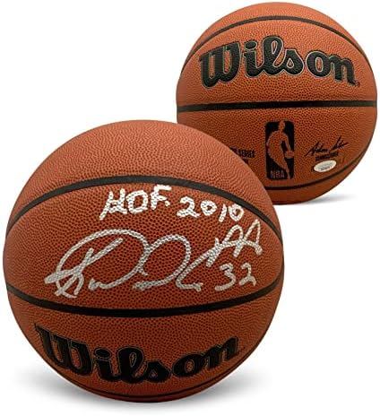 קארל מאלון חתימה על NBA בגודל מלא בגודל מלא היכל התהילה של התהילה Hof JSA COA - כדורסל חתימה