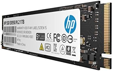 HP EX950 M.2 1TB PCIE 3.1 X4 NVME 3D TLC NAND כונן מצב מוצק פנימי 5MS23AAABC