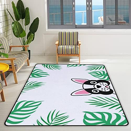 זוחל שטיח מקורה משחק מחצלת כלב כף דקל טרופית לסלון חדר שינה חינוכי חינוך חינוכי שטיחים שטיחים 80x58 אינץ