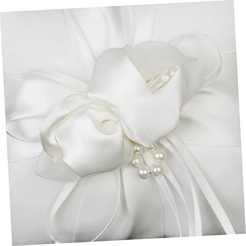 פנינת פרח עלים חתונה נושא טבעת כרית נושא טבעת כרית לחתונה נושא טבעת כריות פרח ילדה סלי טבעת כרית סלי עבור בני
