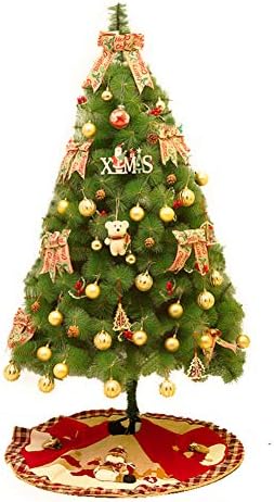 עץ חג המולד המלאכותי היוקרתי של Yumuo, מחטי אורן יוקרה מוצפנות עץ אורן חג המולד לחופשת קישוט עונתי-ירוק 150