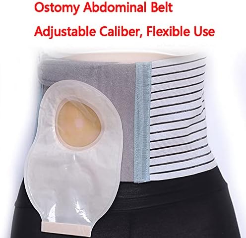 מתכוונן אוסטומי בטן חגורת נייד אלסטי חגורות קבוע אוסטומי שקיות סיוע עם קסם קלטת מתכוונן חור קוטר