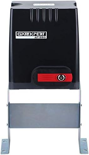 Gatexpert AT1350 פותחן שער הזזה אוטומטי עם שלט רחוק, חיישן אינפרא אדום ואור אזהרה של 110 וולט AC