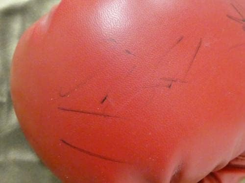 שוגר שיין מוסלי חתם על כפפת אגרוף עם כפפות אגרוף חתומות