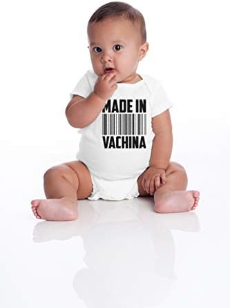 מיוצר בוואצ'ינה - זוחל תינוק חמוד מצחיק חליפות שרוול קצרות תינוקות תינוק מצחיק