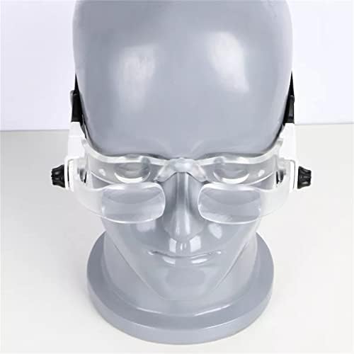 משקפיים עם מעמד טלוויזיה זכוכית מגדלת עבה 3.8 עם מחזיק טלפון ומארז משקפיים