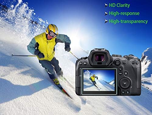 מגן מסך לקאנון EOS M50 M100 Mark II מצלמת DSLR עם כיסוי נעל חם סרט זכוכית מחוסמת 0.3 ממ הגדרה גבוהה